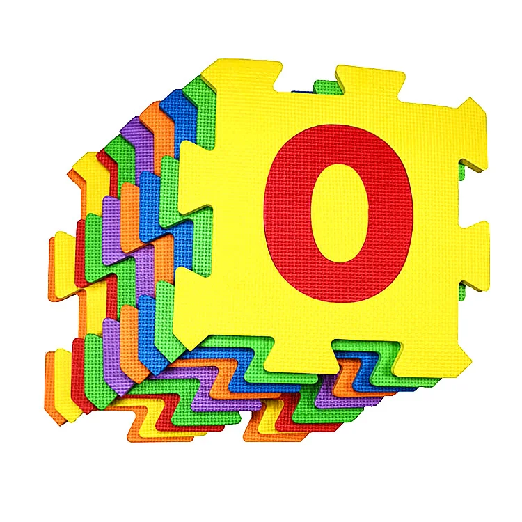 Customized non slip interlocking foam mat letter eva foam children puzzle mat squares foam play mat for educational toddlers