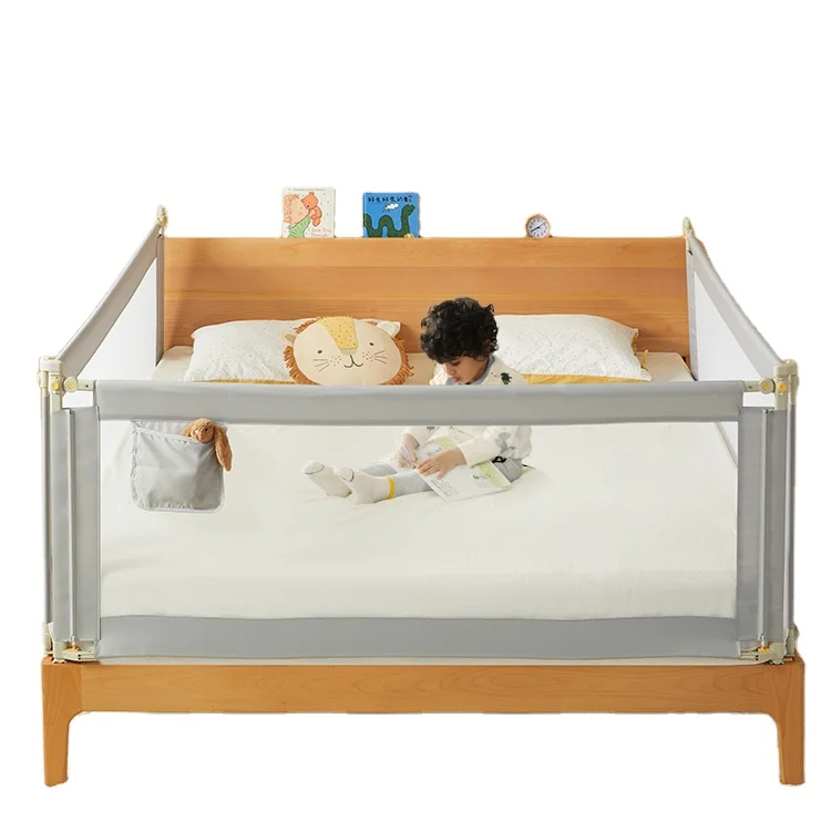 Chocchick Factory Safety Non-Slip Fence 1.5M 2M Child Care Barrier Bumper Baby Guard Silk Plastic Bed Side Rails