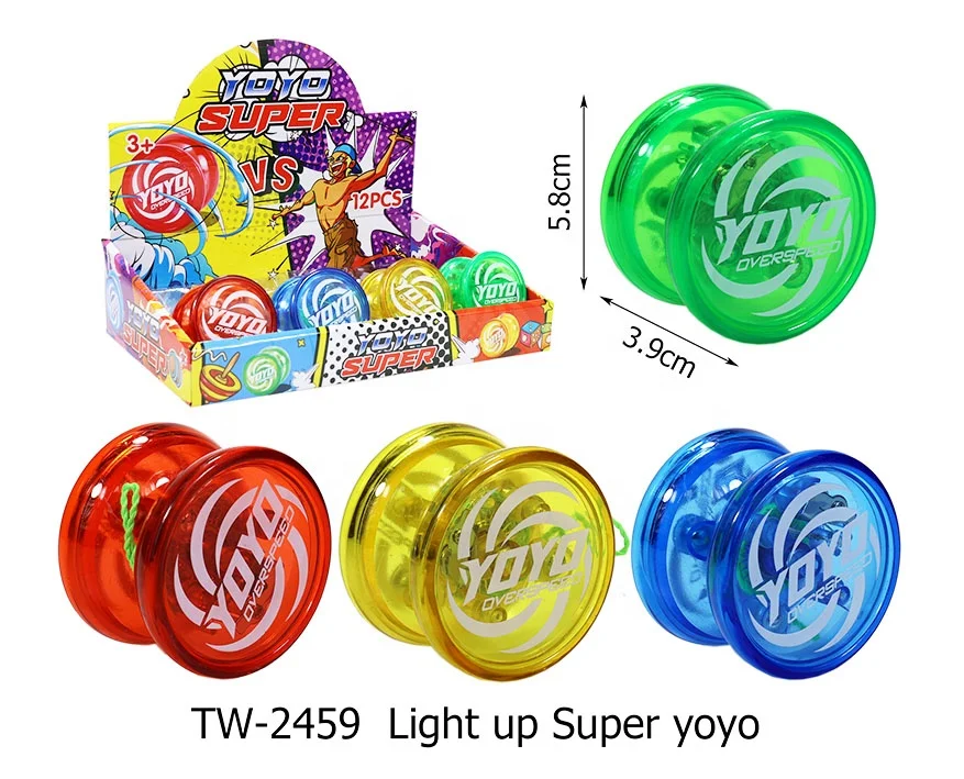 PLASTIC light up FUNNY   yoyo toys for kids