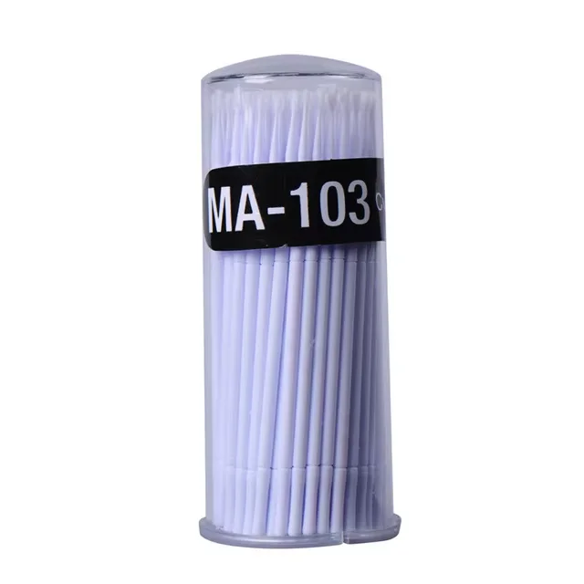 Yimart 100pcs/bottle Disposable Micro Brush Mascara Applicator Individual Eyelash Extension Microbrush
