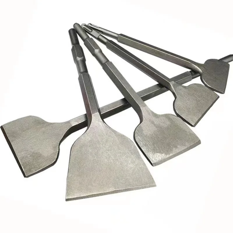 Hand Tool 40 Cr Steel Electric Impact Chisel Square Handle Chisel Bit Electric Impact Chisel For Concrete stone