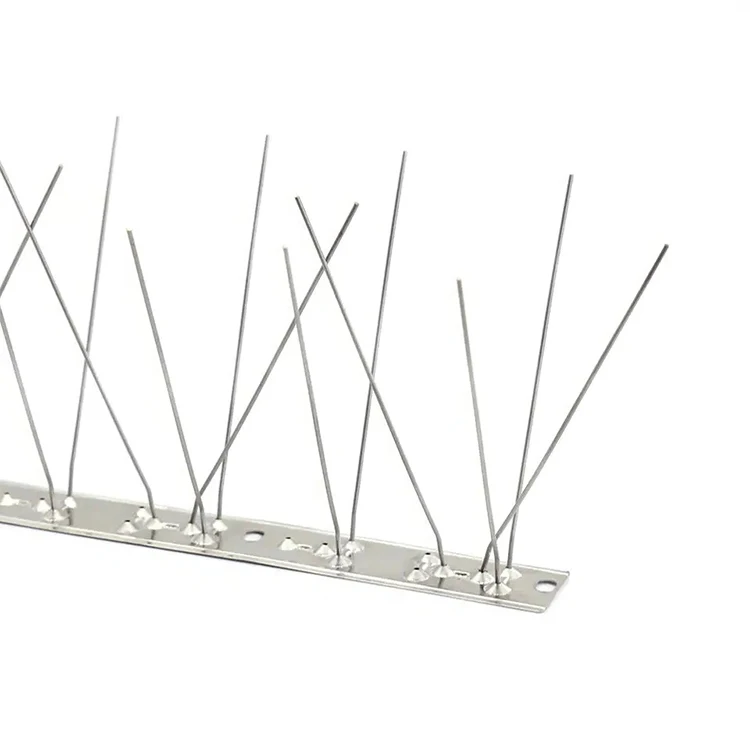 Professional flexible anti bird control pigeon spike live bird trap stainless steel anti bird spikes