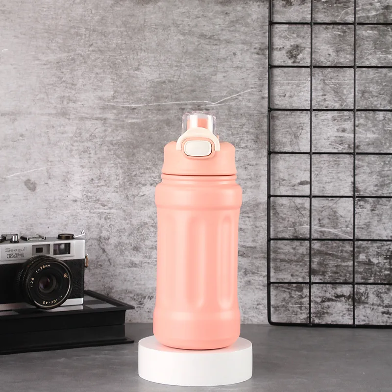 800ML-1000ML Custom Logo 316 Stainless Steel Sports Travel Camping And Toddler Pee Training  Water Cup