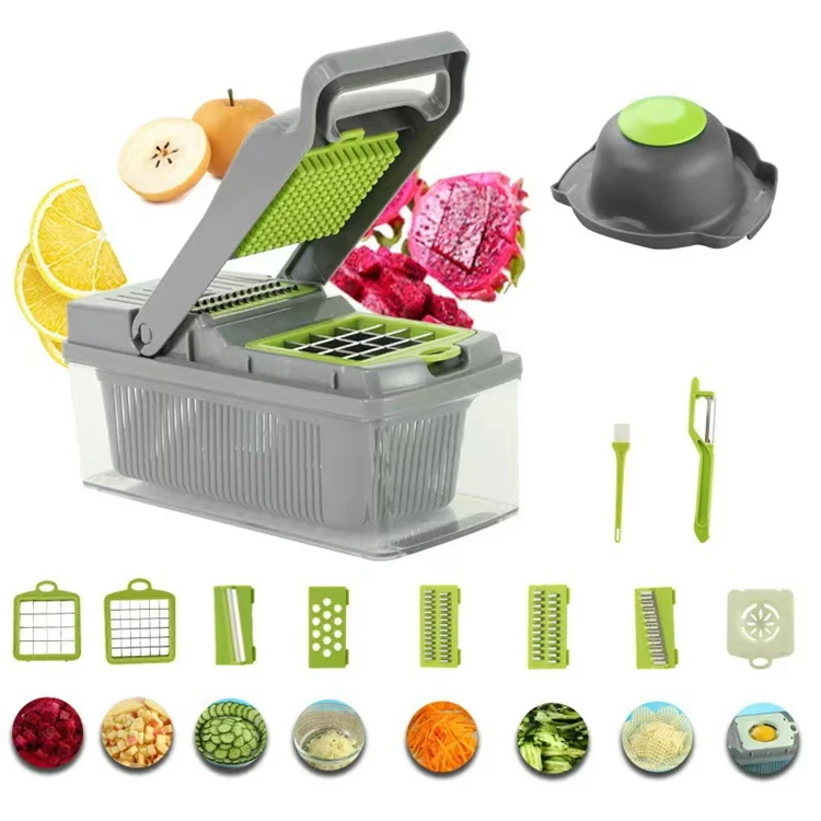 Hand Operated Multi-functional Vegetable Slicer Kitchen Household Chopper Eco-friendly Easy Clean Grater Fruit Peelers &