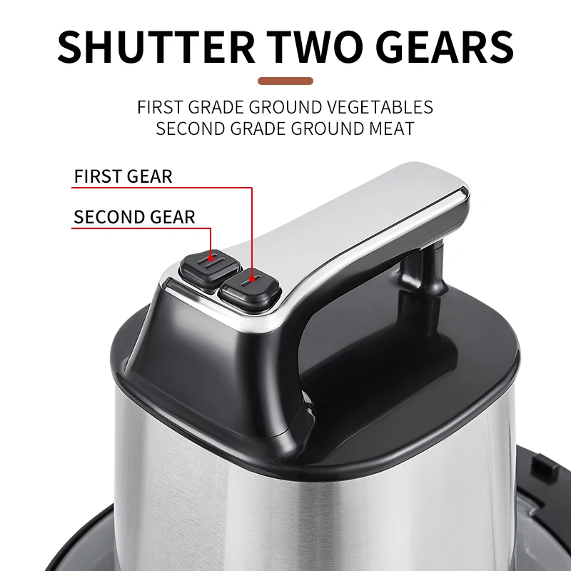 Hot sale factory price stainless steel fufu yam pounding machine big meat grinder electric yam pounder 6/8/12l Pure copper motor