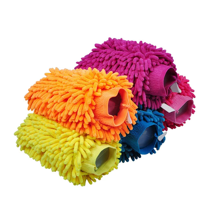 SPONDUCT Fashion Car Wash Microfiber Hand Gloves Mitt Glove CarSPONDUCT Cleaning