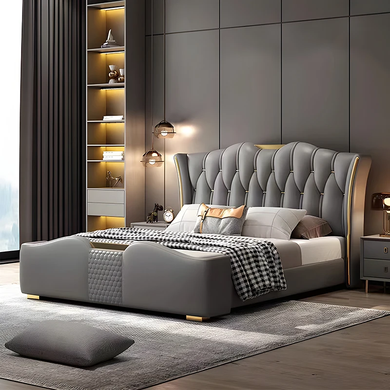 Индивидуальная итальянская современная мебель для спальни комод набор в нордическом стиле кровать мебели