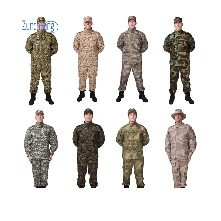 Wholesale Manufacturer Customized Camouflage Combat Suit Tactical Uniform Clothing
