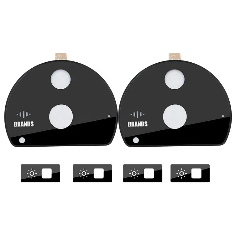 Screen printed opaque polycarbonate acrylic touch control electronic front panel