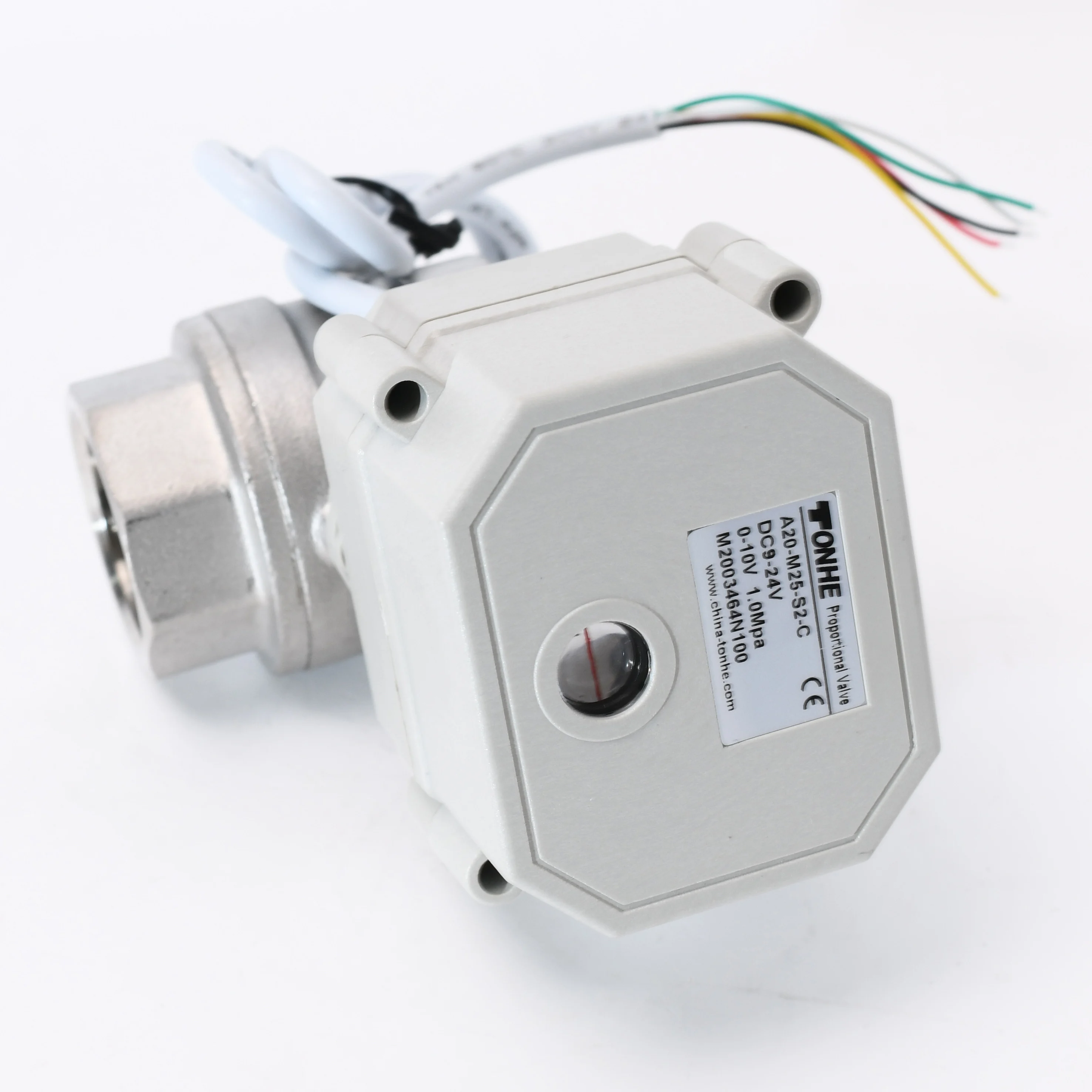 Factory price durable Baud 9600bps DC12-24V 1' SS304 control input signal proportional valve