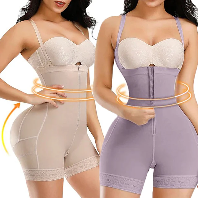 Fajas Colombianas Bbl Shaper Shapewear Women High Compression High Waist Tummy Control Panties Shaper Flat Belly Slimming Sheath