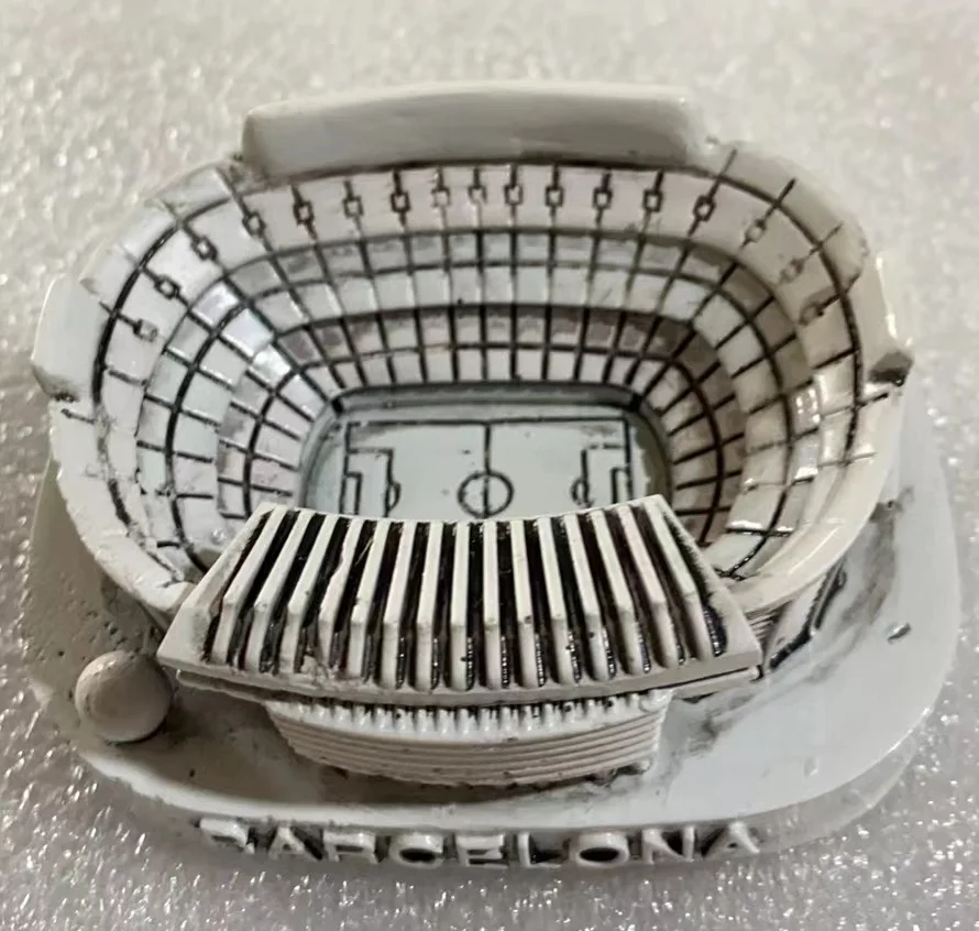 Resin Spanish Stadium Ornaments Sport Style Desktop Handicraft Decorations Polyresin Figurines for Art & Craft Use