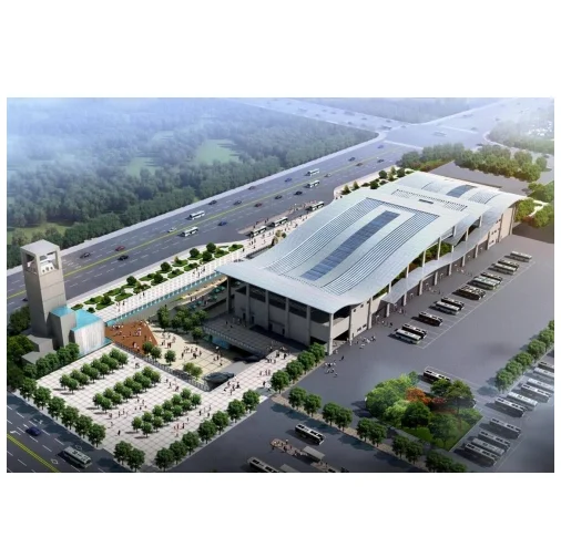 Стальная конструкция здания сборные для выставочного зала 4S автомобилей