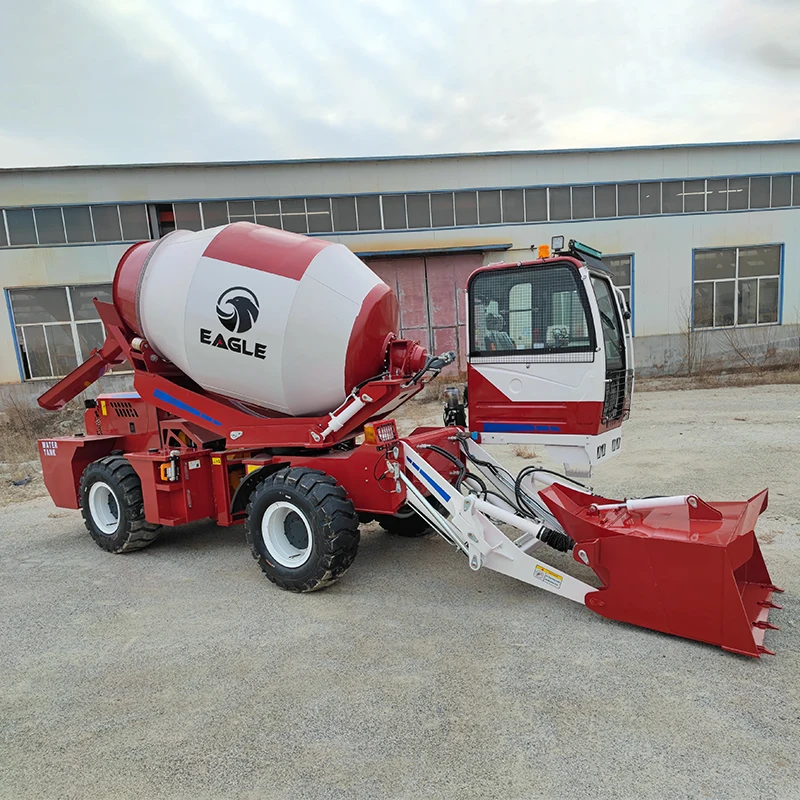 Factory Price 3500l Mixing Drum 3.5 M3 Diesel Portable Mobile Self Loading Concrete Mixer Truck For Sale