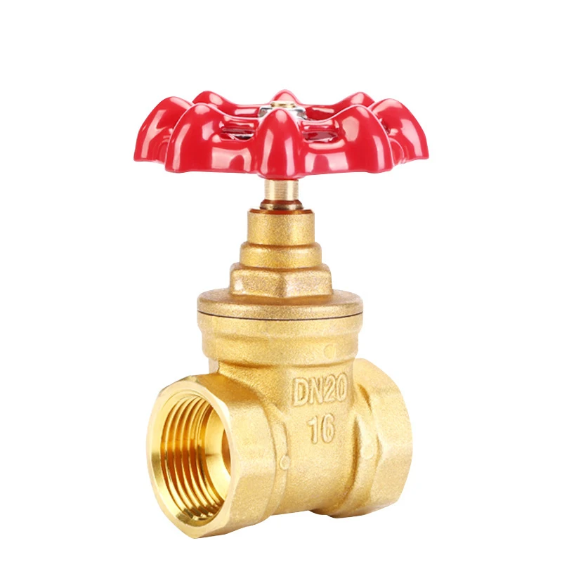 API Manual Gate Valve DN15 PN16 Thread Water Control Spiral Water Sluice Brass Gate Valve