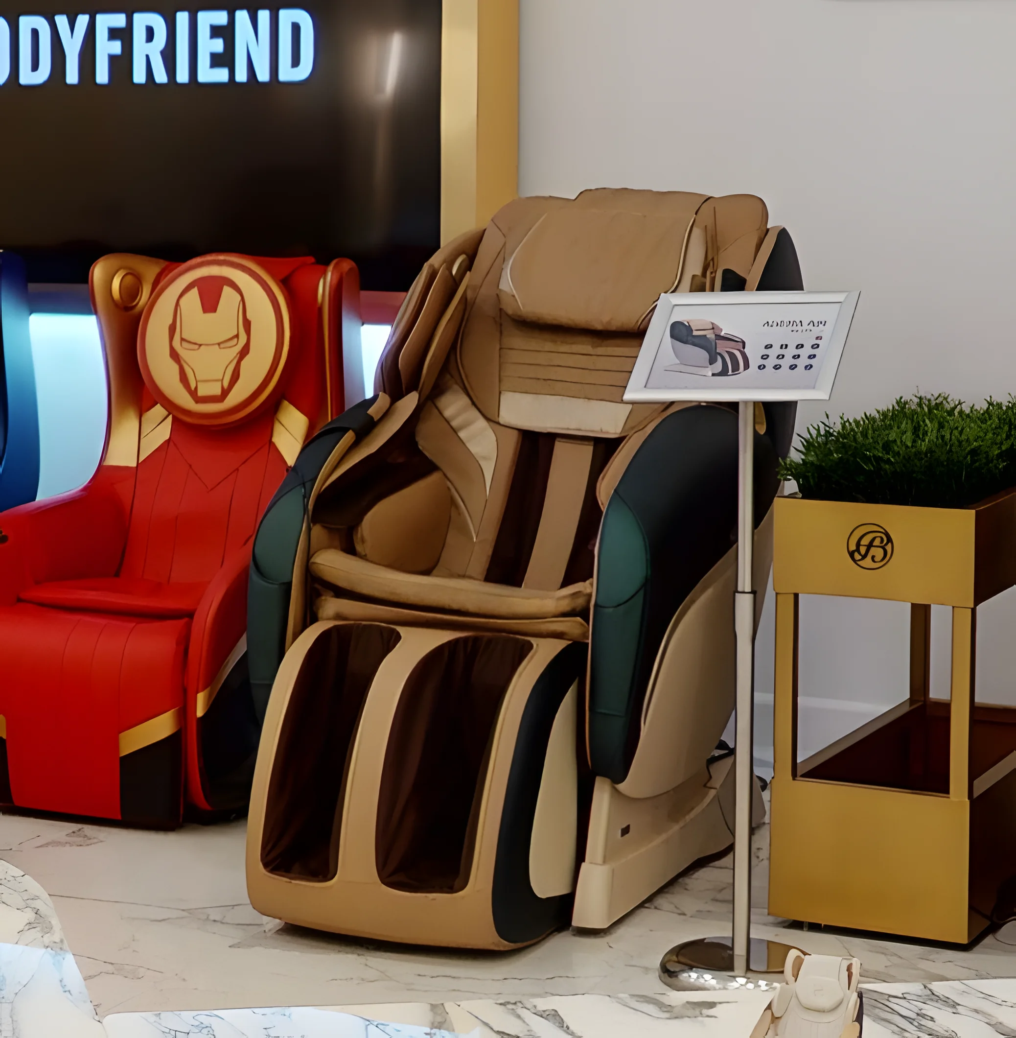 Coin And Card Operated Vending Commercial Massage Chair With Money Operator Aircondition Machine