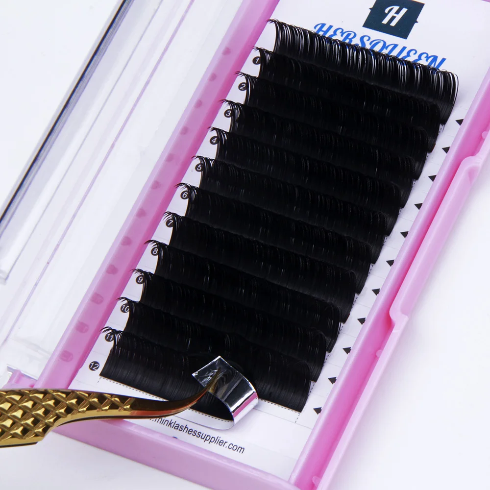 0.05 silk volume eyelash extensions cashmere soft ultra light weight mega volume eyelashes 3D fluffy wispy flare fan volume lash