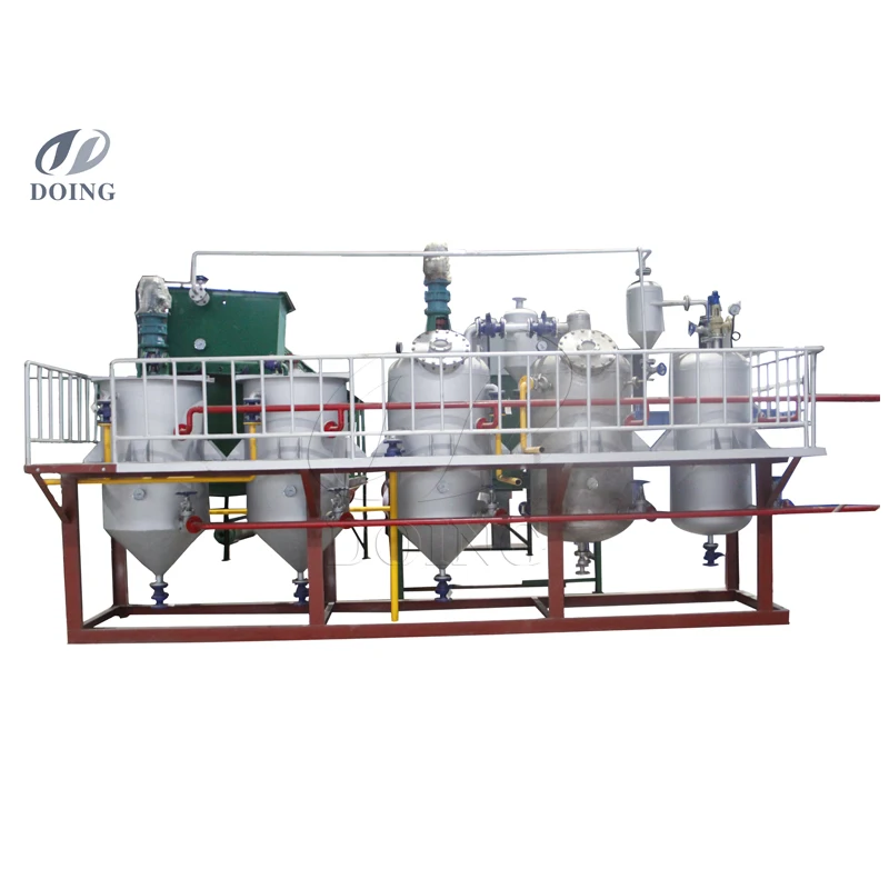 simple operation high quality popular sale small scale edible oil refinery