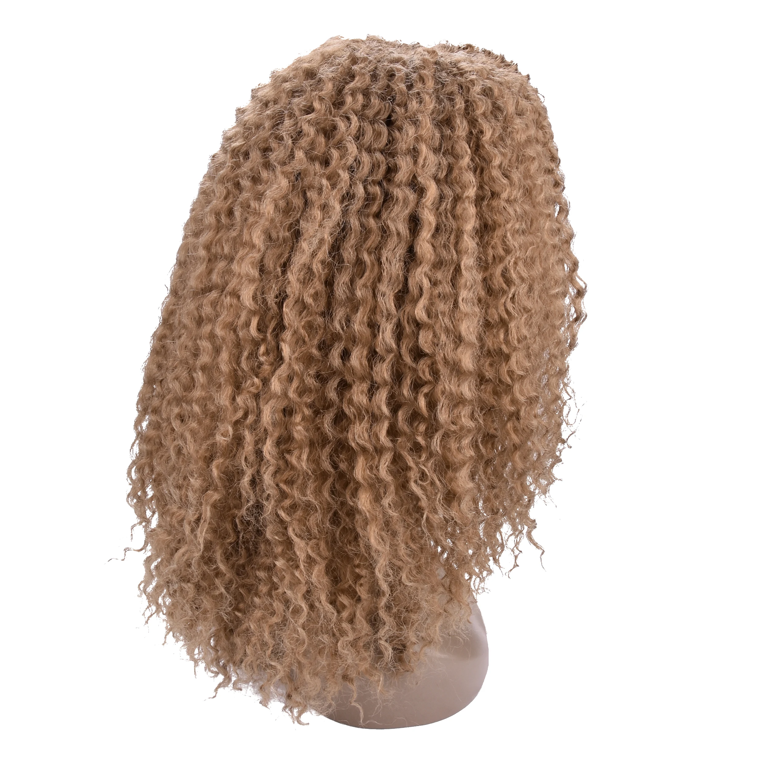 Imported japanese fiber jerry curl synthetic korean wig short, kinky curly women girls synthetic wig