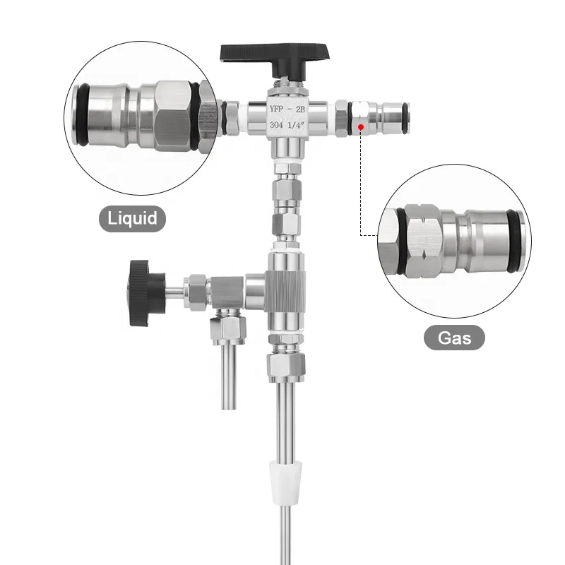 Beer Bottle Filler,Ball Lock Counter Pressure Bottle Filler,304 Stainless Steel Beer Bottle Filling Tools For Homebrew