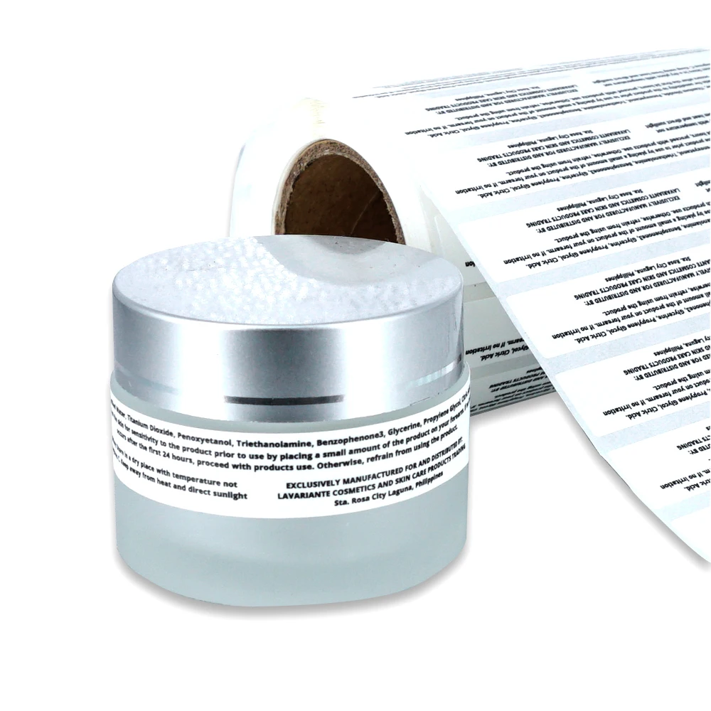 Brand Order Waterproof Custom Roll Self Adhesive Vinyl Printing Logo Packaging Bottle Label Sticker