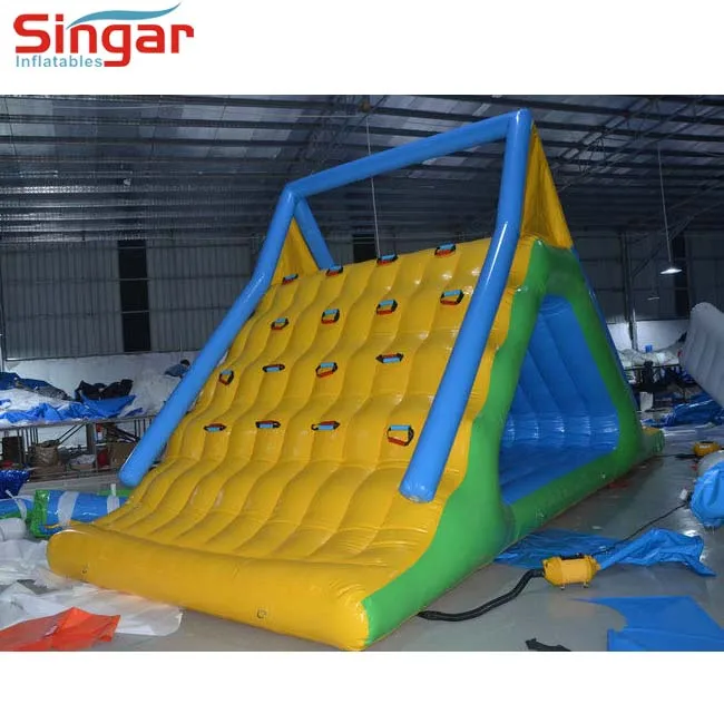Надувная горка для бассейна, плавающие водные горки для океана, надувные водные горки для озера