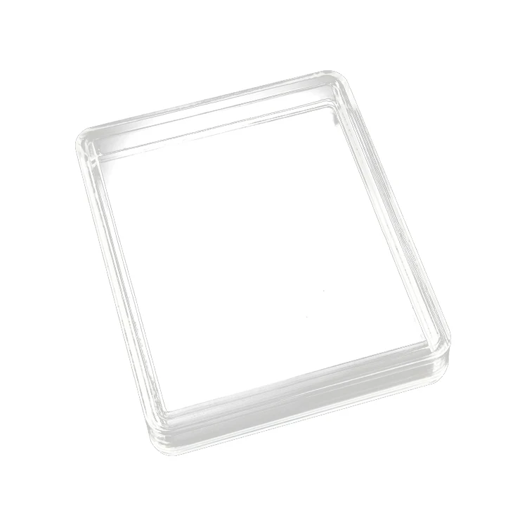 The acrylic used to display the coin capsules is 1 ounce of silver
