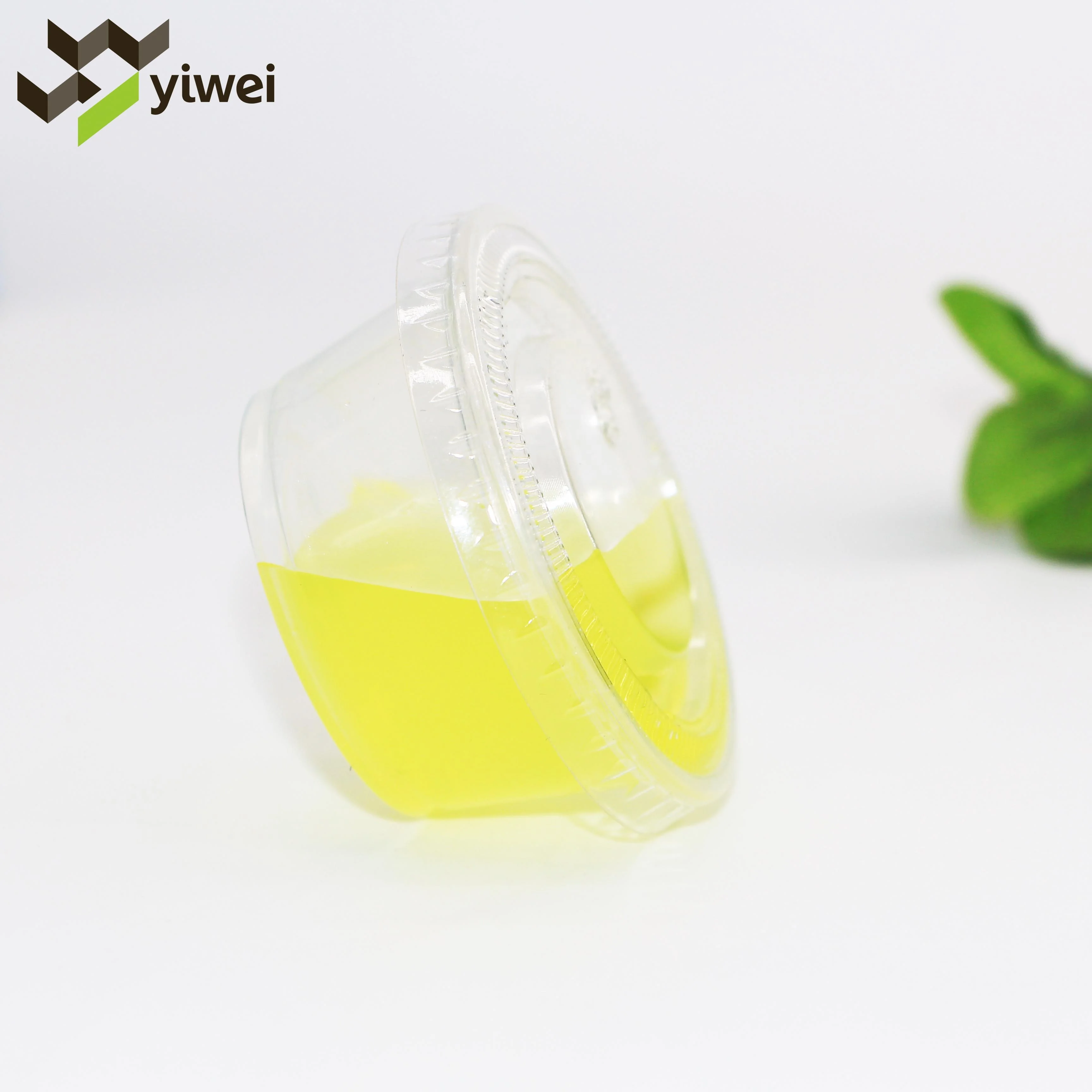 1OZ 2oz 3oz All Size Clear Plastic Custom Sauce Cups ,PP Portion Cup With Sealing Lids/