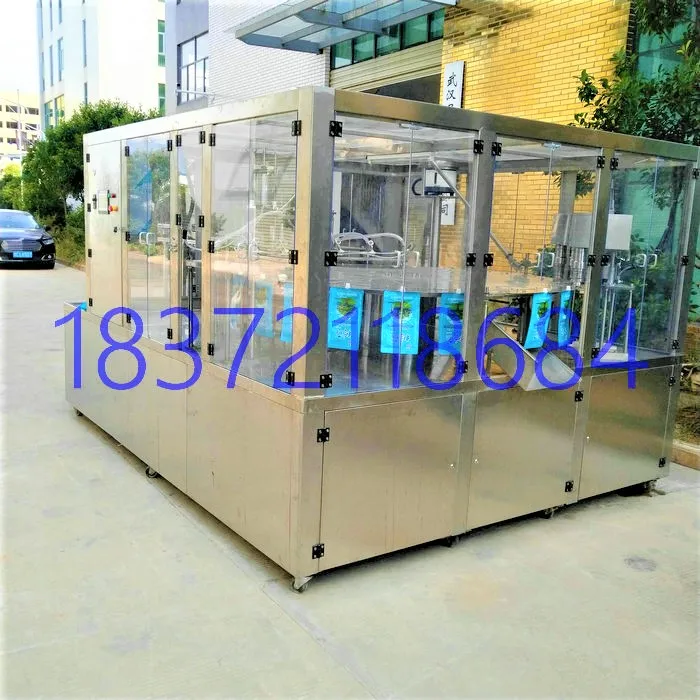 Automatic Rotary Doypack Stand Up Pouch With Spout Filling Sealing Machine for Capping Screw Pouch Packing