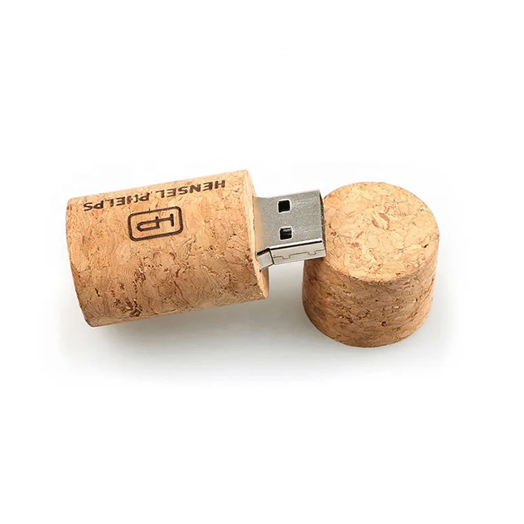 2021 Hot sale Wine Cork USB Drive Novelty Wine Cork Shape usb flash drive