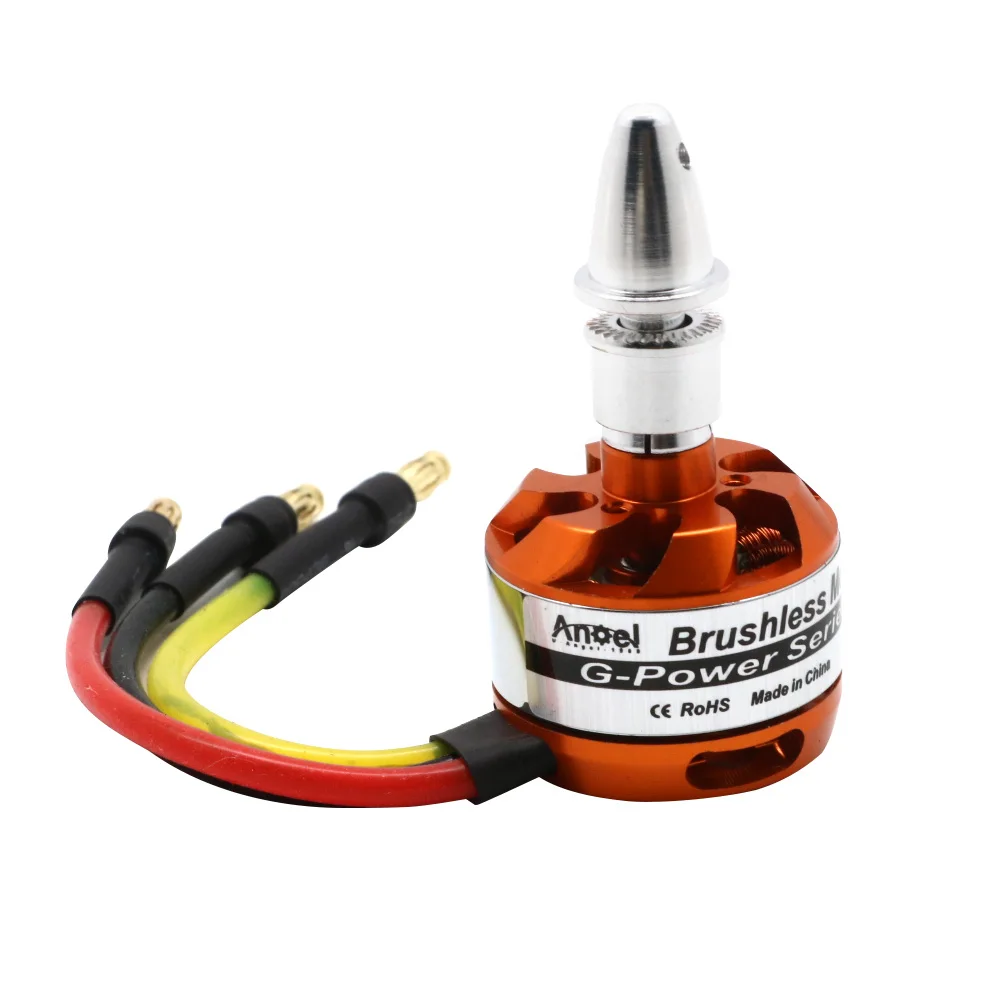 Бесщеточный двигатель D2822 1100KV 1450KV 1800KV 2600KV 2-3S для радиоуправляемого самолета многокоптера бесщеточный мотор с внешним ротором