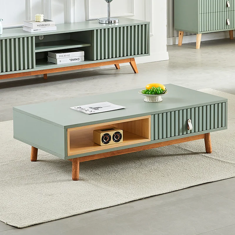 New Arrival Living Room Furniture modern Wooden coffee table luxury center tables nordic style tea table