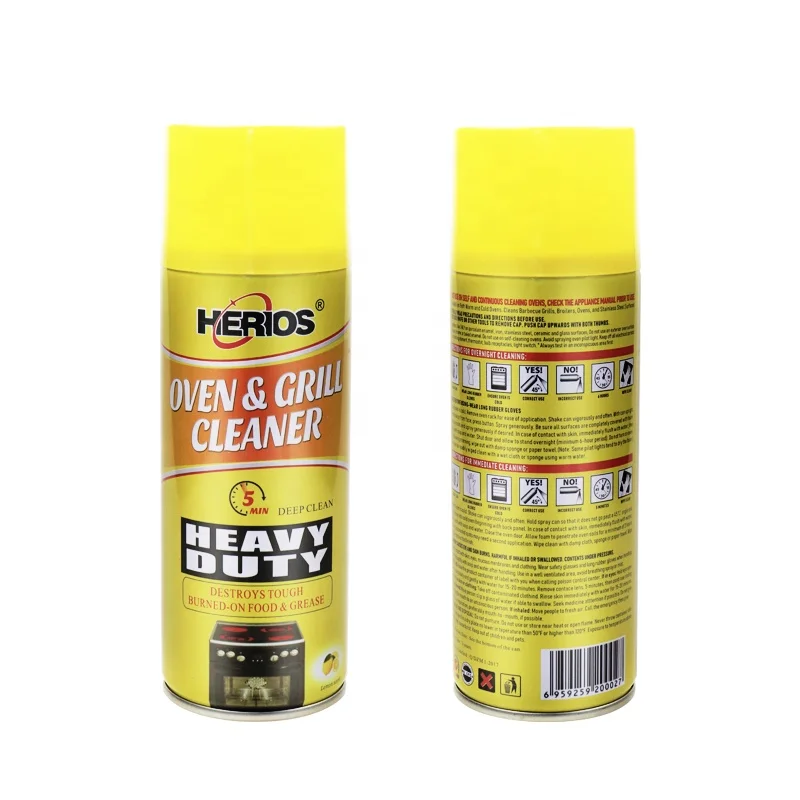 450ml HERIOS Oven Cleaner Multi-functional Cookware Spray for Clean Foam