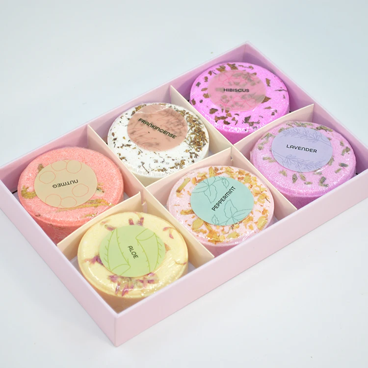 Wholesale Factory bath supplies Msds/100% Natural Ingredients Mineral Herbal Dried Flower Explosion Bath Bomb set
