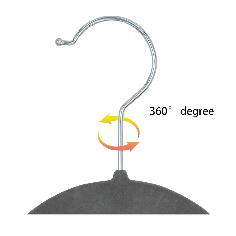 adult and children size velvet coat hanger for cloths with plastic clips pants trousers ornament hanger