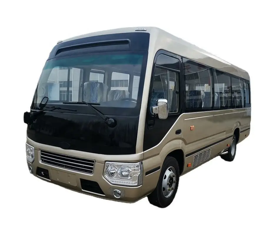 7 meters tourist vehicles Japan LHD bus Low price luxury coach used coaster bus 30 seats