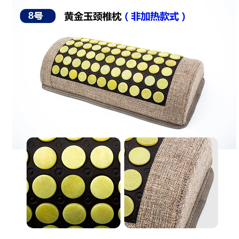 Hot Sale Factory Wholesale Customized Heating Neck Tourmaline Bed Jade Massage Pillow