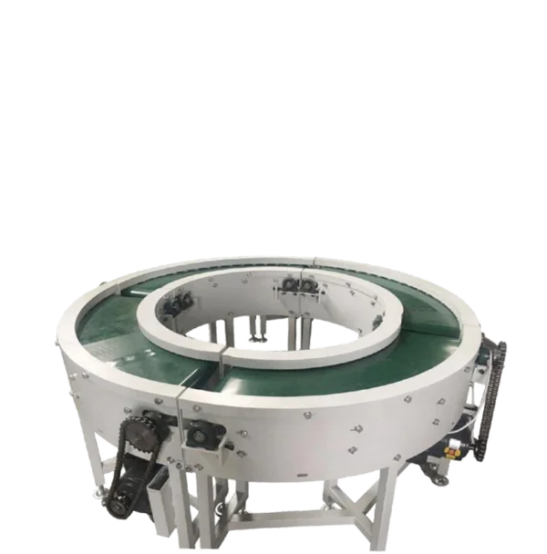 High quality powered Circular belt transport belt conveyor systems