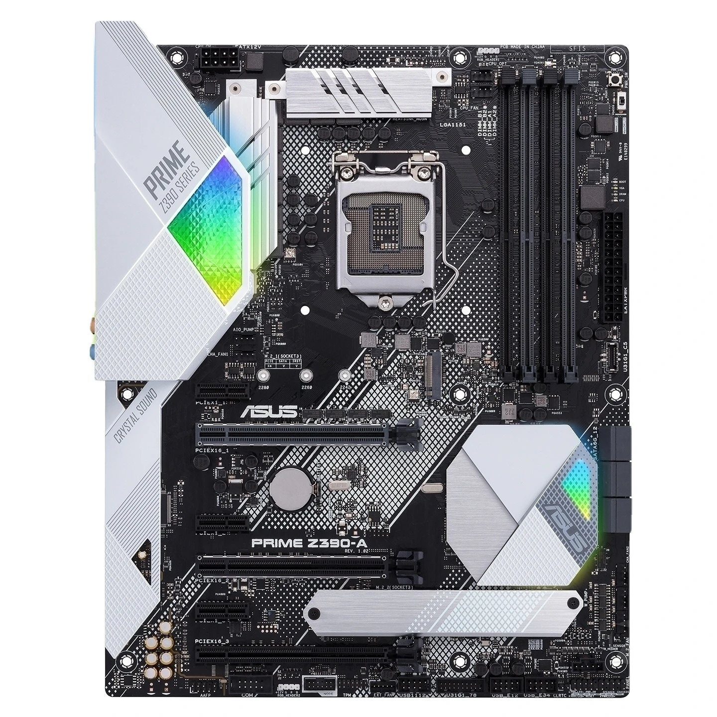 Для ASUS Z390 Raptor материнская плата 1151-pin M.2 блок питания ATX поддерживает 8/9 поколения i9-9900K PRIME