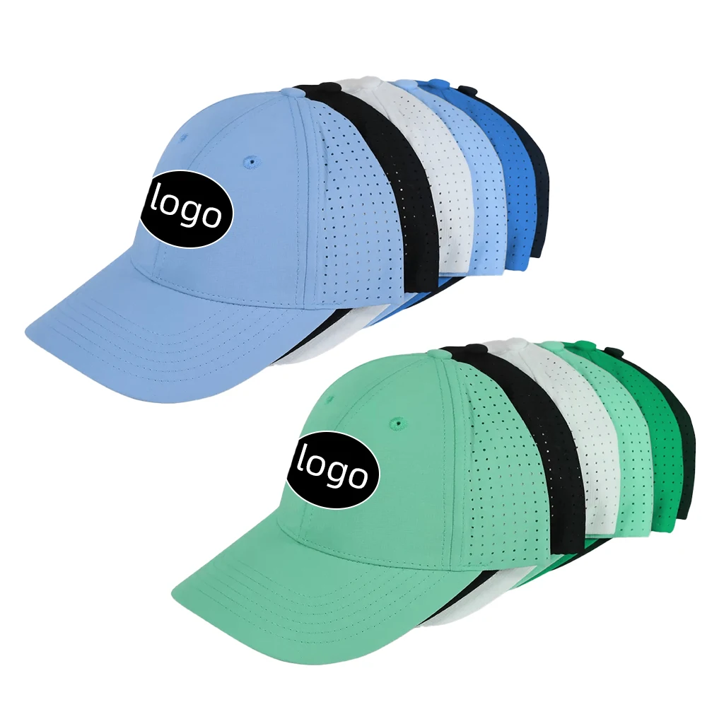 Кепка унисекс из нейлона и полиэстера уличная дышащая От Солнца с 3D вышивкой для спорта тенниса логотипом под заказ 6 панелей на лето