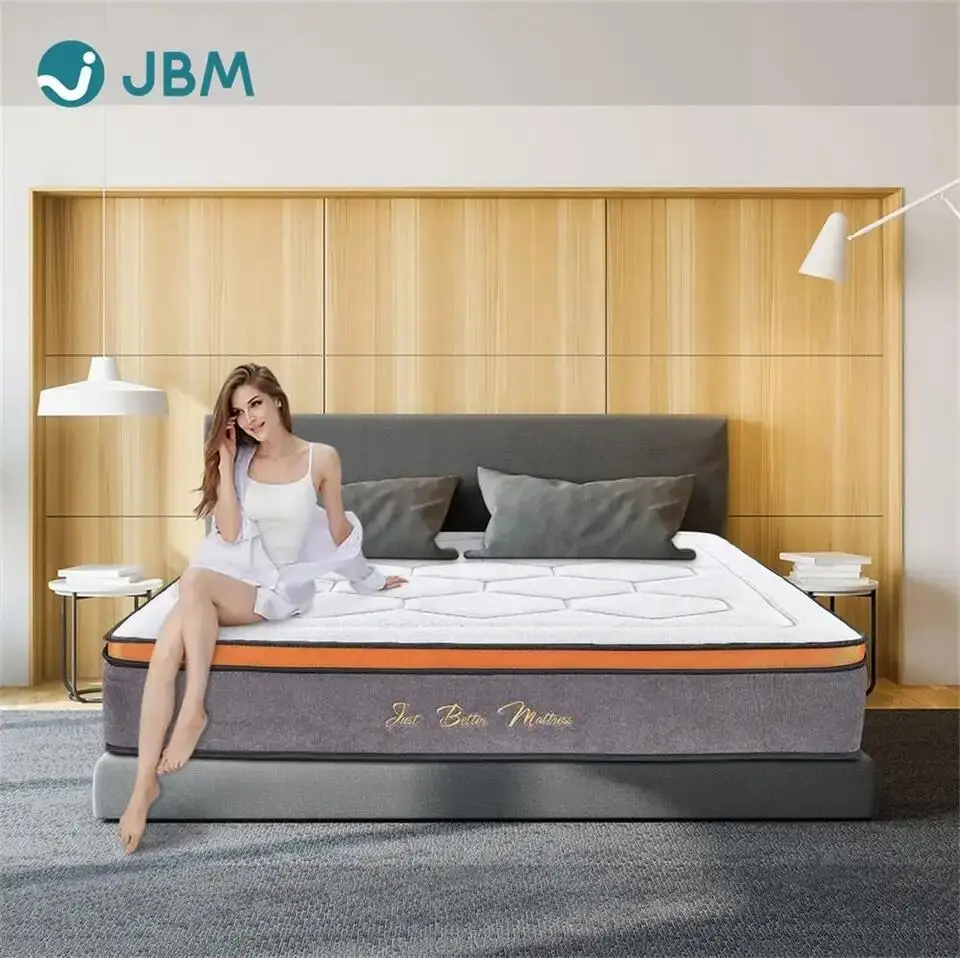 Cheap price hybrid hypo-allergenic sleep well roll up king size spring mattresses memory foam wholesale orthopedic mattress
