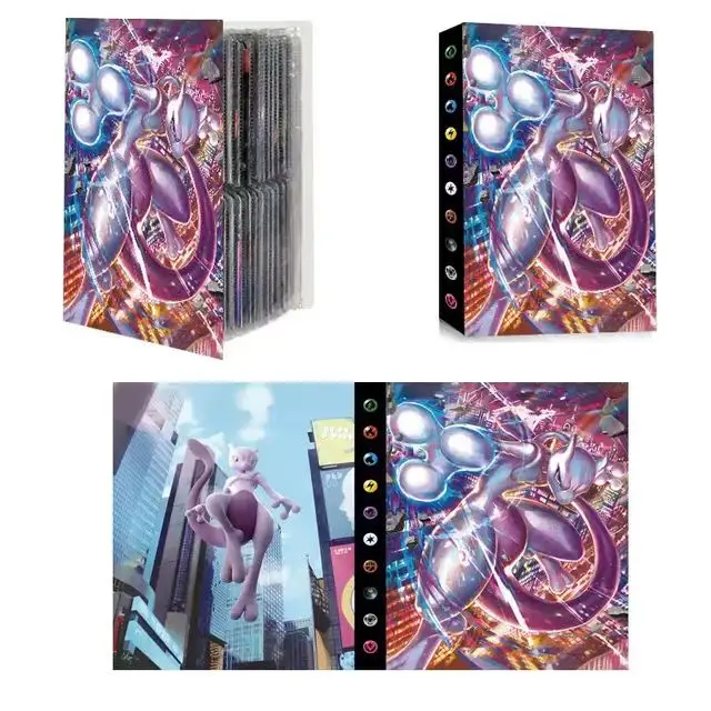 Слоты для карт Пикачу папки Poke Mon FARD Binder Высокое качество 240 ПВХ держатель Мода 888 GL 7 дней предоставлен образец