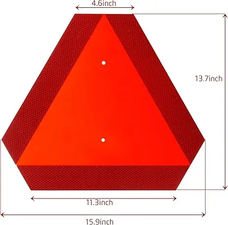 High Quality Safety Reflective Warning Caution Custom Triangle Road Work Plastic Signs