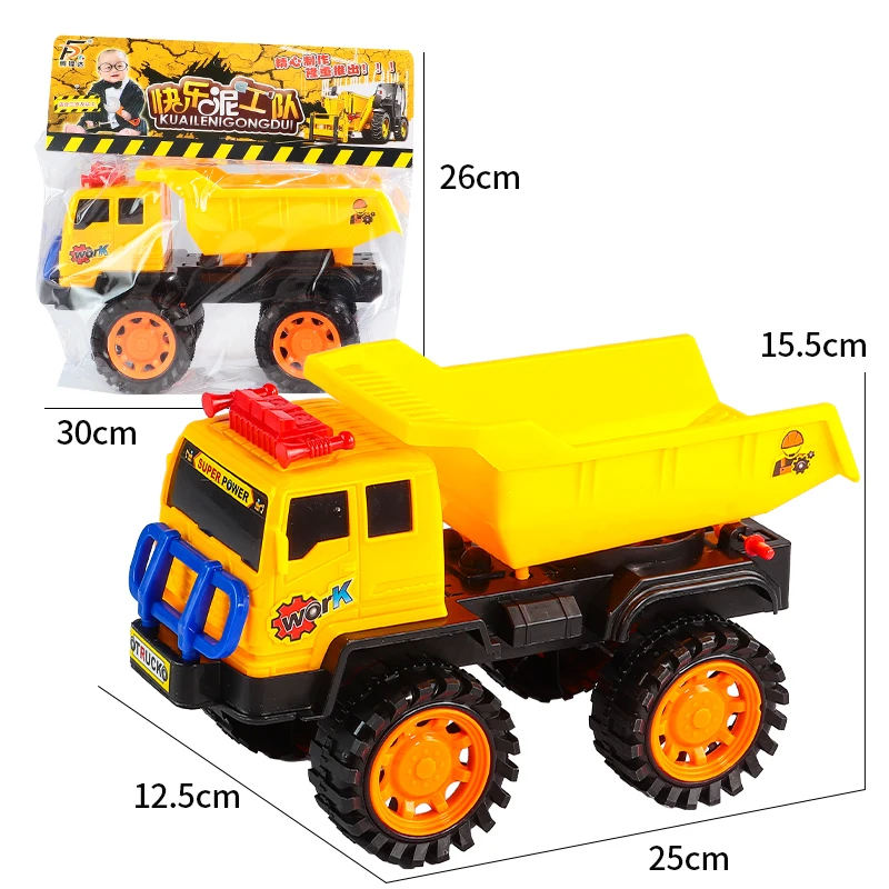 Toy car engineering series truck inertial glide 1:38 modelcheap toys Puzzle class toy cars