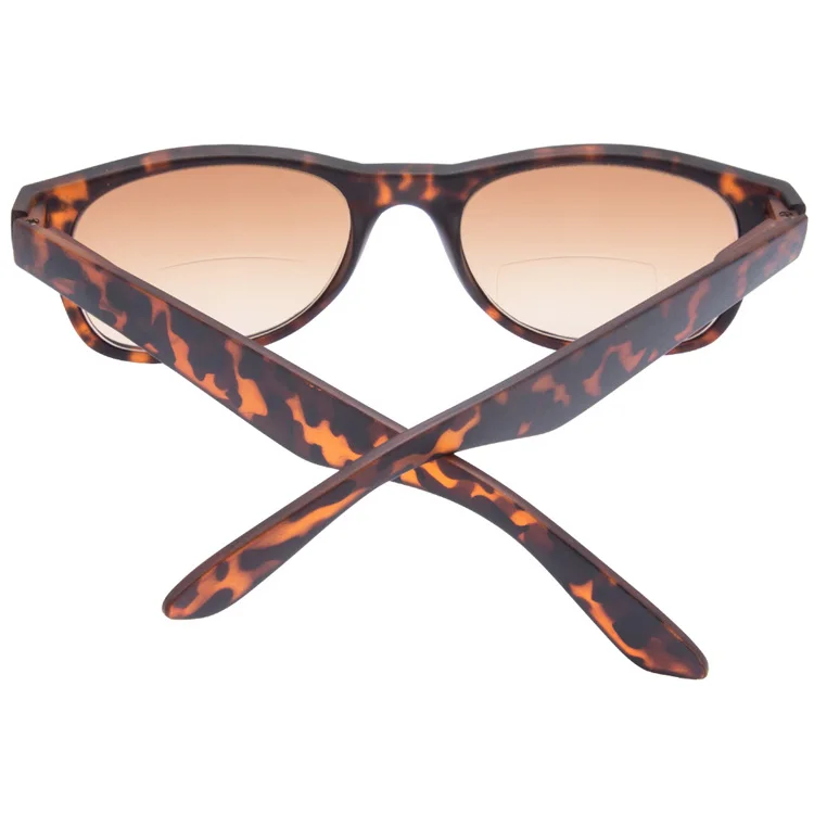 Unisex Plastic Customized logo tinted sun reader sunglasses bifocal Reading Glasses
