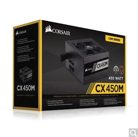CXM серия 450 Вт 80 плюс Бронзовый Сертифицированный полумодуль/Активный блок питания PFC PC CX450M