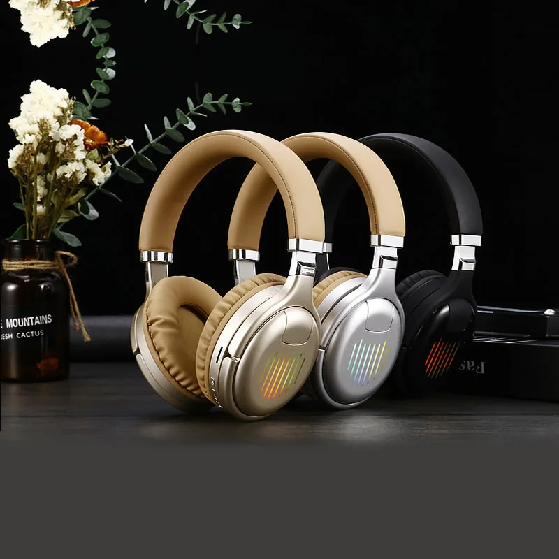 2021New Amazon Hot Selling 3D Stereo Noise Reduction Foldable Wireless Headset Earphone Headphone