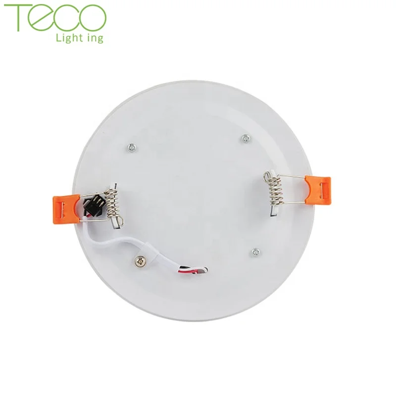 
Indoor round square aluminum housing lamp importer 6w 9w 16w 24w cheap two colour recessed ceiling surface led panel light 