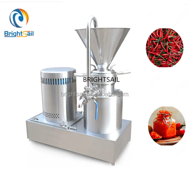 Brightsail Small Tabletop Food Strawberry Jam home Peanut Paste Nut Butter Sesame Price Tahini Making Machine Colloid Mill