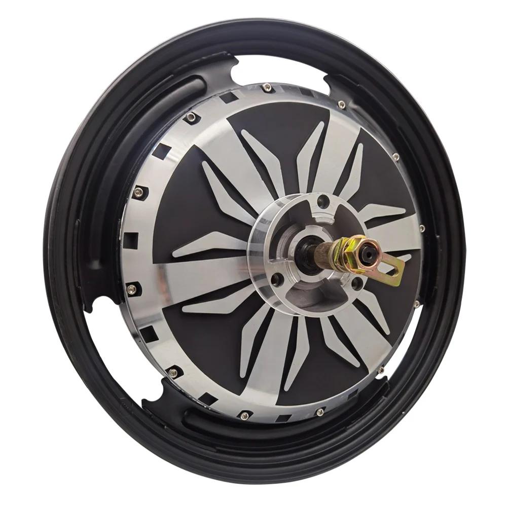 80/90-14 14 Inch High Torque 48V 60V 1000W 1500W Brushless Gearless Disc Brake Electric Bike Scooter Hub Motor